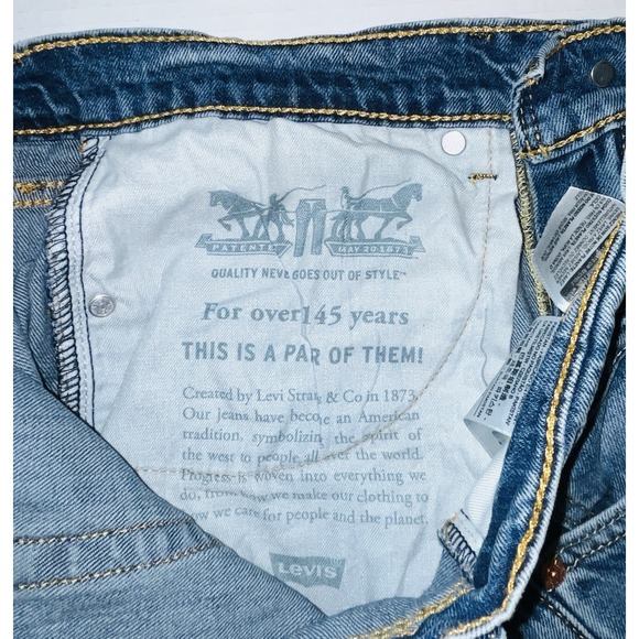 Levi's 505 Jeans Men's 32x32 Blue Regular Fit Heritage Americana‎ Traditional - Picture 6 of 6
